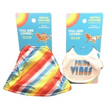 Halloween Pet Reptile Bearded Dragon Costumes PRIDE GLSEN- 2 Costumes SHIPS FREE