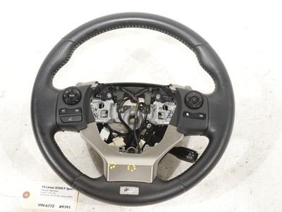 2014-2016 Lexus IS350 F-Sport Heated Wood Steering Wheel W/ Cruise OEM 80K
