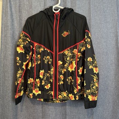 NIKE SPORTSWEAR NSW FLORAL WINDRUNNER PRINTED JACKET 922188 010 Size M NWT!