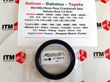 Rear Crankshaft Seal fits Datsun, Daihatsu, Toyota Size 80x100x10mm