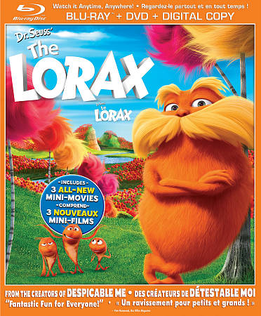 Dr. Seuss The Lorax [Blu-ray + DVD + Dig Blu-ray 25192146367| eBay