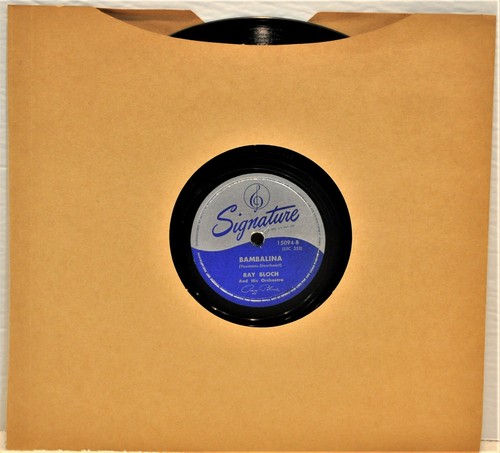 RAY BLOCH "Baia / Bambalina" 78 RPM Signature Records 15094 - Picture 3 of 3