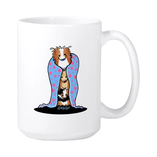 Guinea Pigs In A Blanket Large Mug - Picture 1 of 1