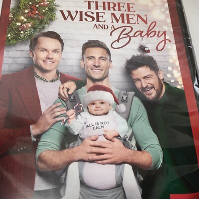 New Hallmark Christmas Movie Dvd Three Wise Men and a Baby Love Holiday Romance