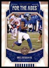 2019 Panini Legacy Odell Beckham JR For The Ages #FTA-OB