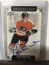  2018-19 Chronology Franchise History Autographs #FH-PH-PH Paul Holmgren G