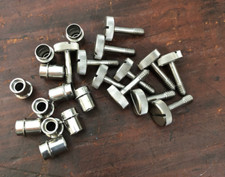 NOS - Lot of 11 Slotted Thumb Screws