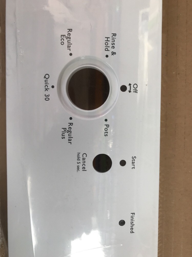 156011121/1 GENUINE NEW Dishlex Dishwasher Control Panel (DX103WK