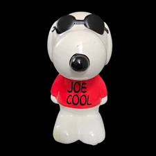 Peanuts Snoopy Ceramic Piggy Bank Joe Cool 8 Inches Tall 2015