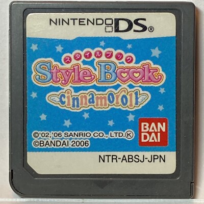 Nintendo DS Style Book Cinnamoroll Japanese Schedule Book Games 