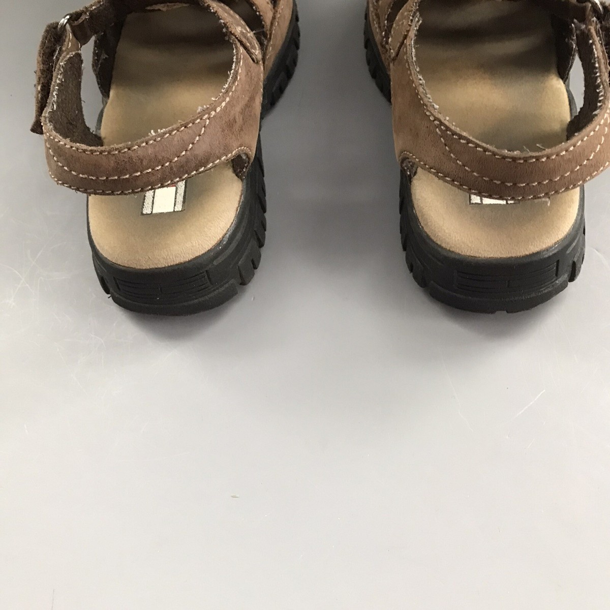 Tommy Hilfiger Toddler Leather Fisherman Sandal Brown  display picture 1