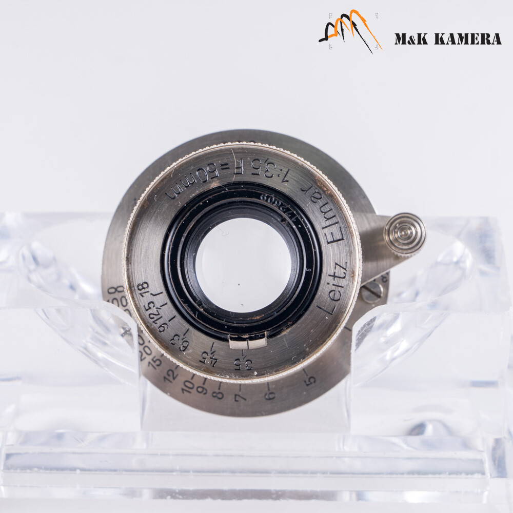 Leitz Elmar 5cm f3.5 エルマー L39 LEITZ Leica Elmar L39 50mm/F3.5 Nickel plated Lens Yr.1933