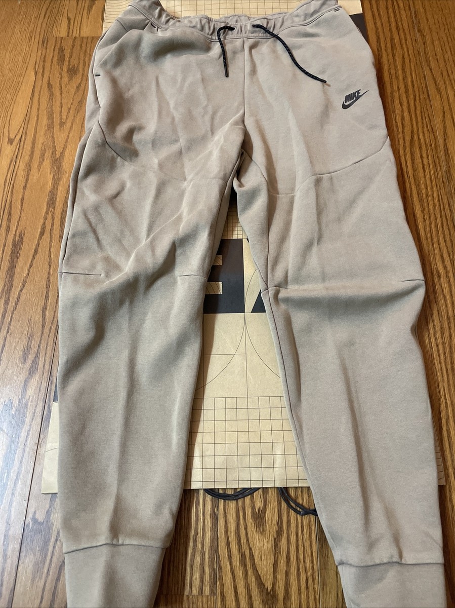 NIKE Tech Fleece Washed Jogger Pants CZ9918-229 Taupe Haze (MEN'S LARGE) L | eBay