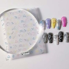 Cute Star Signs Astrology Nail Sticker ts-2318,ts-2319,ts-2320,ts-2321 