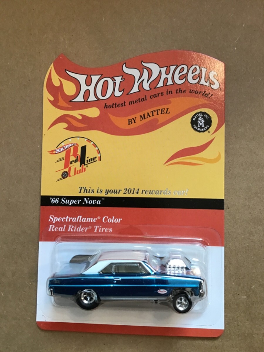 ミニカー Hot Wheels 66 Super Nova RLC 2014 HOT WHEELS RLC '66 SUPER NOVA, REAL RIDERS, #9178/10200, NM/MT | eBay
