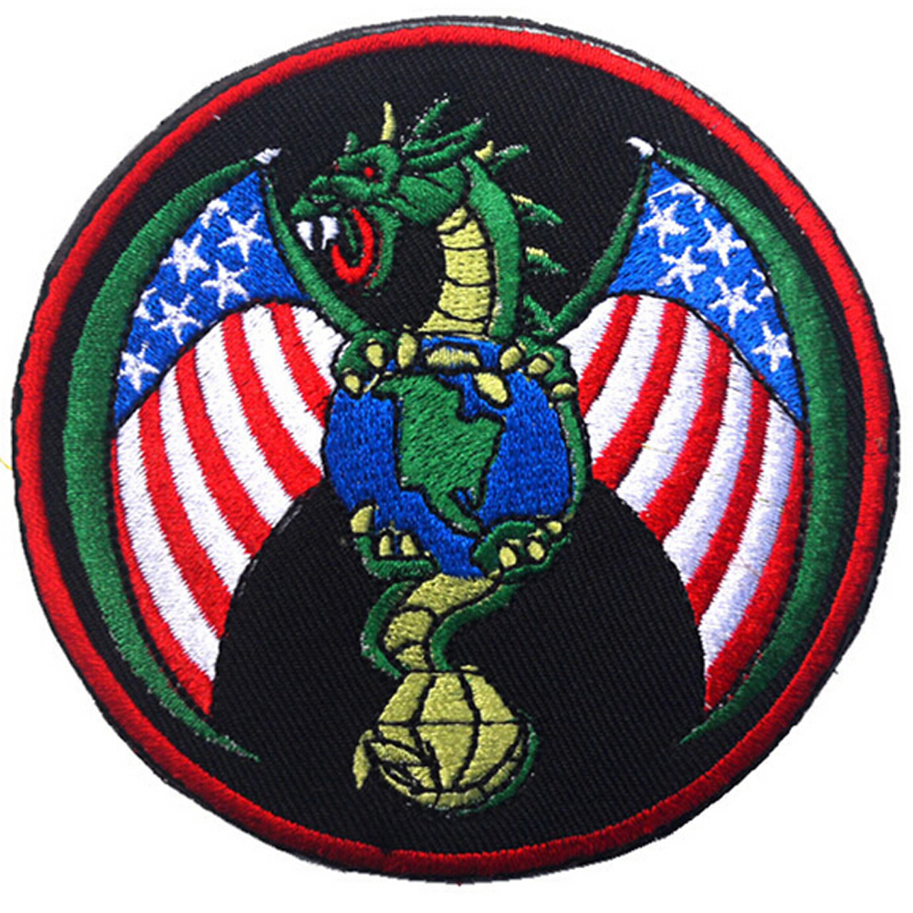 BALIKATAN バリカタン アメリカ空軍 ドラギンズ パッチ USA Air Force NRO American Dragon Military Tactical Hook Loop