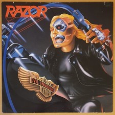 RAZOR - EVIL INVADERS - ORIGINAL 1985 DUTCH IMPORT 1st PRESS VINYL ALBUM - EX