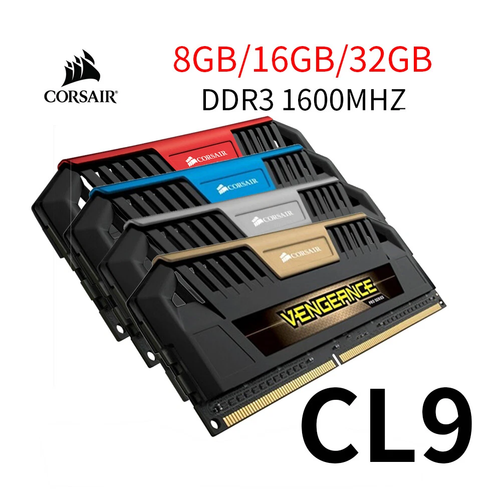 DDR3 Corsair Vengeance - 16 Go (2 x 8 Go) 1600 MHz - CAS 10 - DDR3