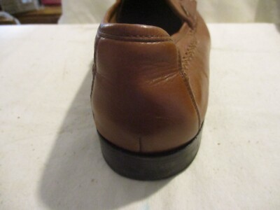 Domani Leather Tasseled Loafers Slip On Shoes Men display picture 1