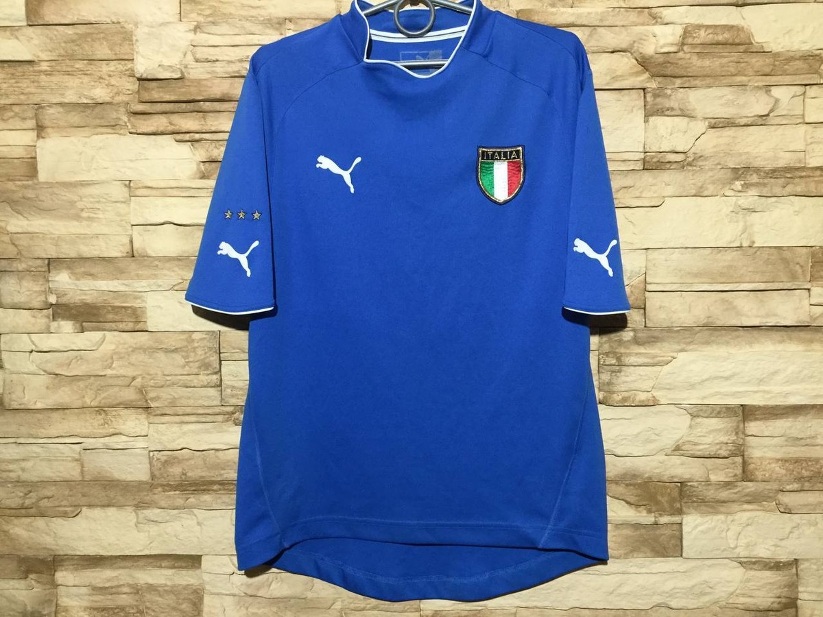 ITALY 2003 Home Football Shirt Soccer Jersey Puma Sz