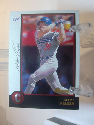 TOPPS STADIUM CLUB ＆ BOWMAN 1998 Stadium Club 1998 Bowman Previews #BP6 - Mike Piazza - LA