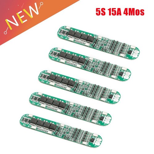 5S 18.5V 15A Li-ion 18650 Lithium Battery BMS Protection PCB Board For Drill Packs