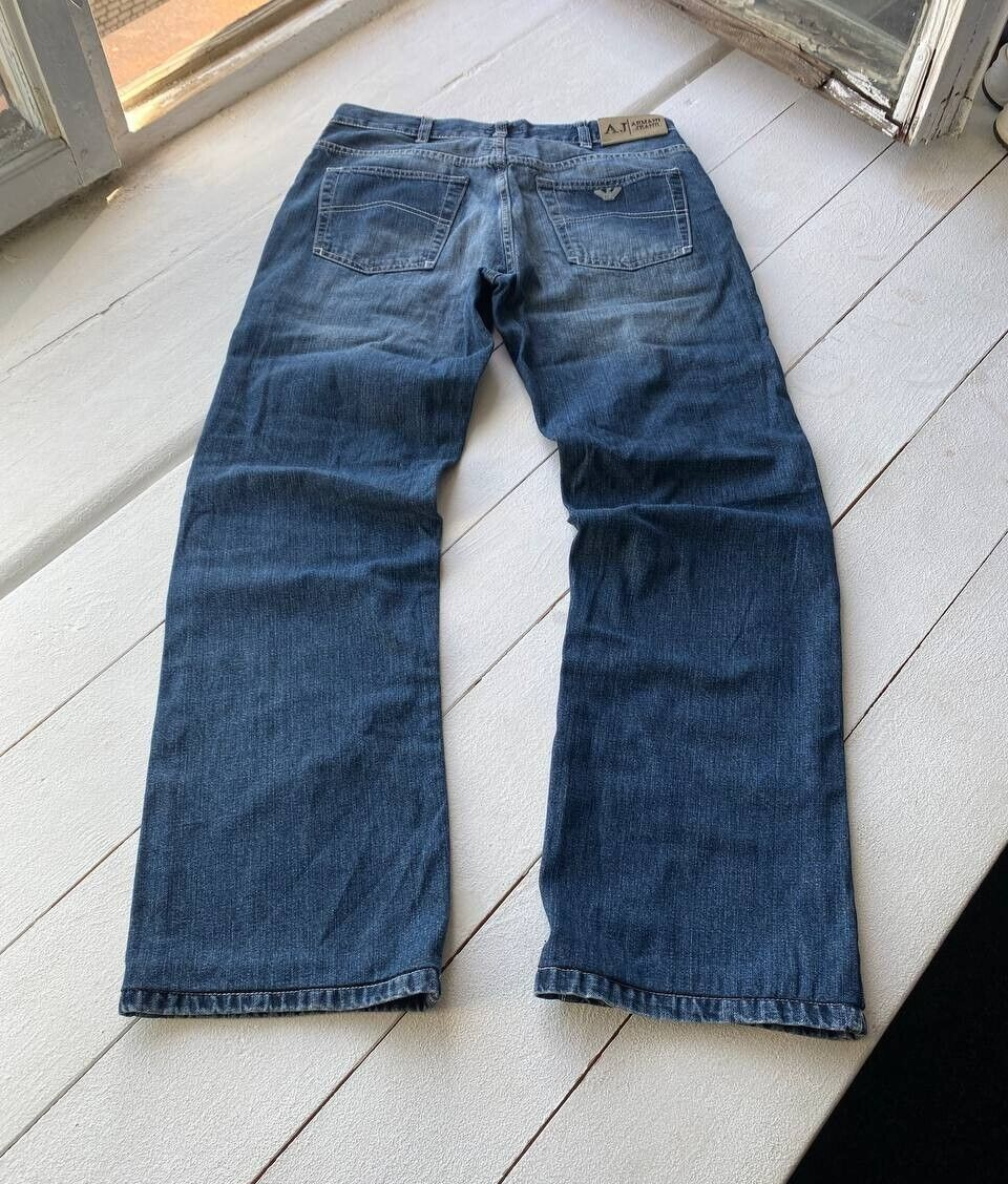 90s Armani Jeans Giorgio Archive Avant Garde Mens Jeans Pants 31