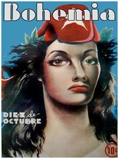 099.Cuban Decor Design Poster"Green Eye Republic"10 de Octubre.Cuba History art