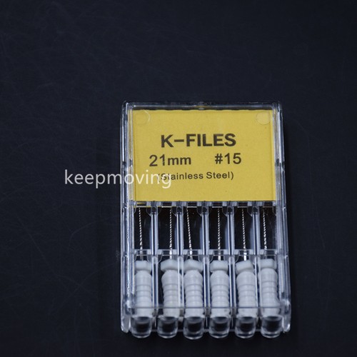 1 Pack Dental K-File Stainless Steel Endodontic Instruments Hand Use 21/25/31mm - 第 41/81 張圖片
