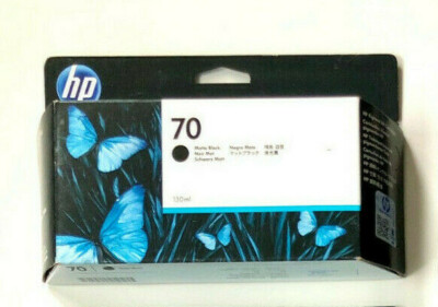 Genuine HP DesignJet Z2100 Z3100 Z3200 Z5200 C9448A No 70 Matte BLACK INK Ink