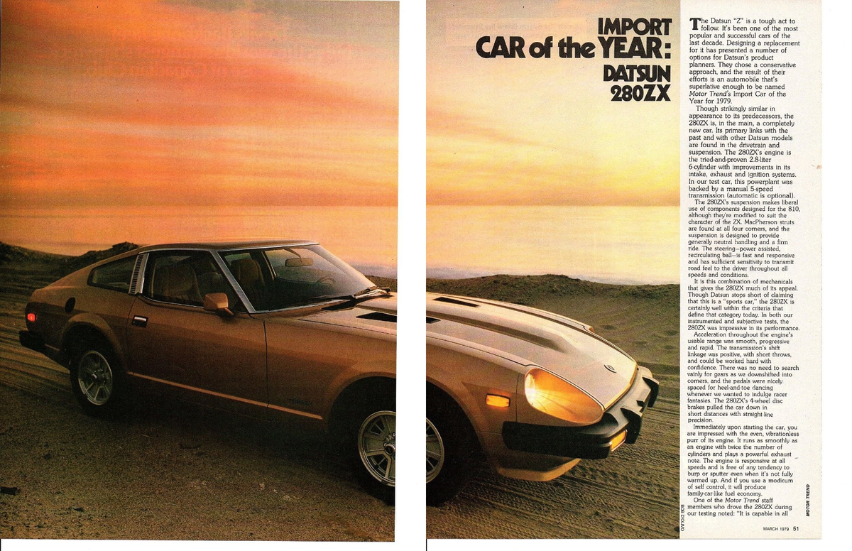 s 1979 DATSUN 280ZX ~ ORIGINAL 3-PAGE ARTICLE / AD | eBay