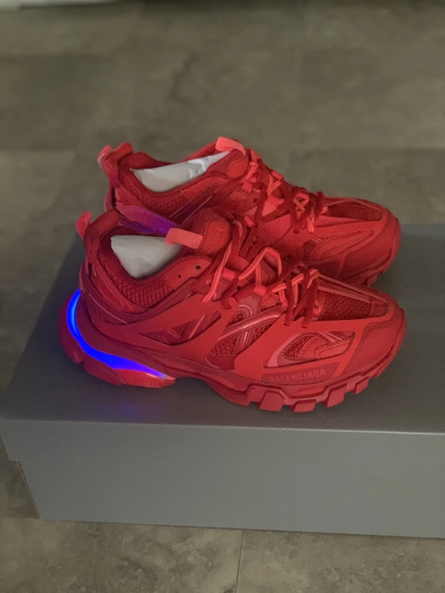 red balenciaga sneakers