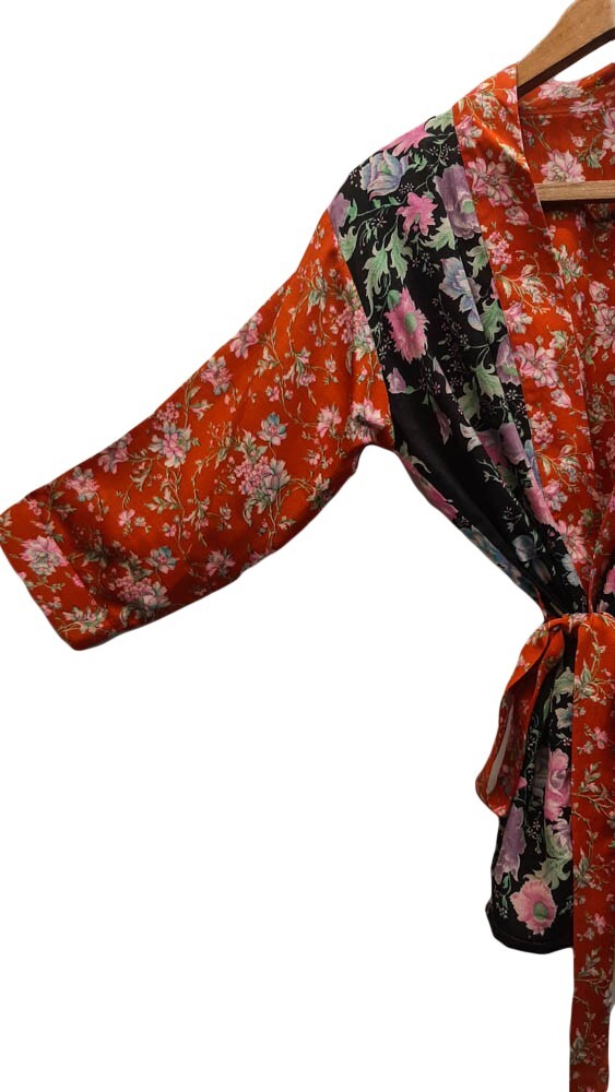 Pure Silk Shorts & Jacket Matching Set , Short Robe Duster & Knickers  STS1022