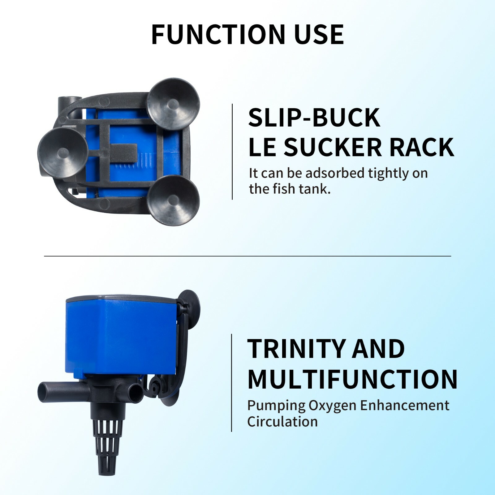 320 GPH Undergravel Filter Powerhead Aquarium Submersible Pump Fish