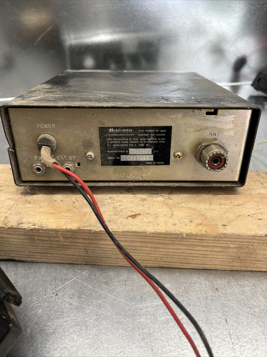Moniteur de balayage FM bande VHF Midland modèle 13-912