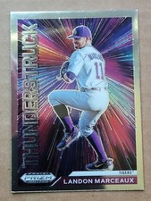 Landon Marceaux 2021 Panini Prizm Draft Picks Thunderstruck Baseball Card T-LM
