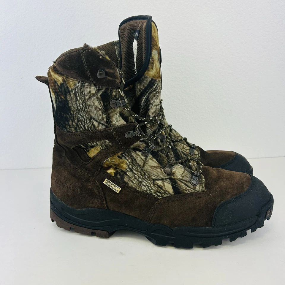 LaCrosse Size 11.5 Waterproof Hyper-Dri 400 Gram Brown Suede/Realtree Boots - Image 3 of 4