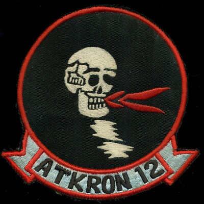USN VA-12 Attack Squadron ATKRON-12 Patch Q-5