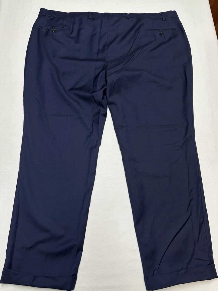 Ralph Lauren Dress Pants Size 46rx30 Navy  Blue Big & Tall - Image 4 of 4