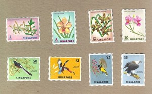 Singapore Scott No 62-69 Complete Set - Mint Never Hinged