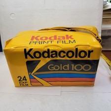Vintage Soft Side  Cooler KODAK PRINT FILM  KODACOLOR GOLD 100 24 Exp Collectabl