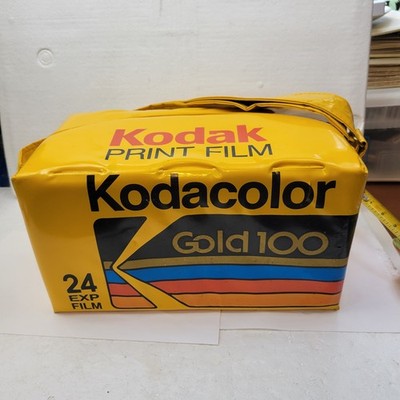 Vintage Soft Side  Cooler KODAK PRINT FILM  KODACOLOR GOLD 100 24 Exp Collectabl