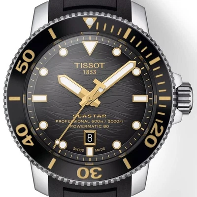 Tissot Seastar 2000 Professional Powermatic 80 Taucheruhr Herrenuhr 600m NEU OVP - Bild 1 von 4