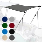 Boat Top Extension w/ Telescopic Aluminum Poles- Tear and Abrasion Resistant