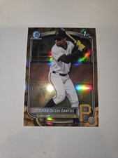 2025 Johan De Los Santos 1st Bowman Chrome Peanut Refractor Sssp!!