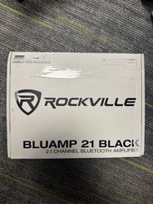 Rockville BLUAMP 21 BLACK 2.1 Channel Bluetooth Home Audio Amplifier Receiver
