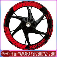 17 Zoll Motorrad Rad Aufkleber Felgenaufkleber Set Für YAMAHA YZF750R YZF 750R 