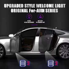 LED  Car Welcome Light Laser Projection Lamp Vehicle Accessories For Audi