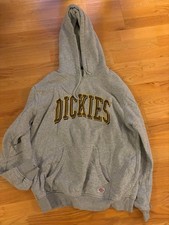 Dickies Gray Hooded Fleece Sweatshirt