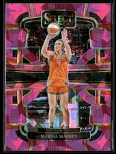 Marina Mabrey 2024 Panini Select WNBA #95 Prizms Pink Ice Connecticut Sun